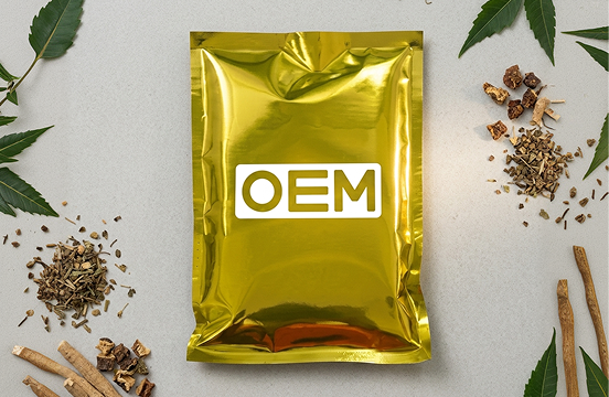 Full brand control with certifications for private label herbal manufacturing