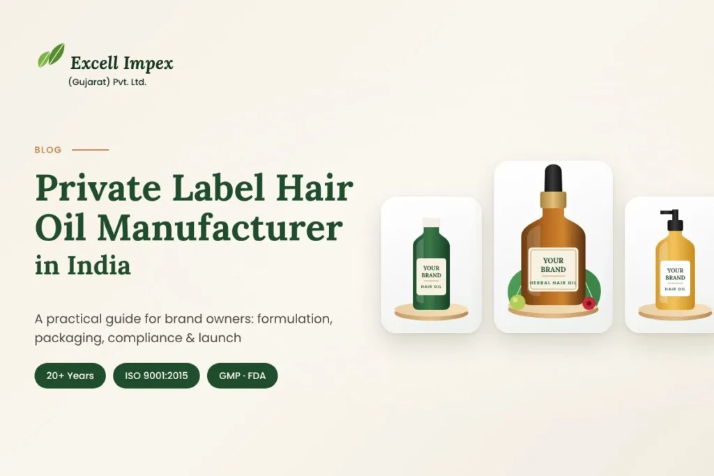 Private Label Hair Oil Manufacturing in India